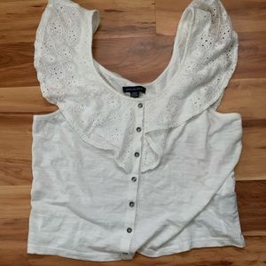White American Eagle blouse